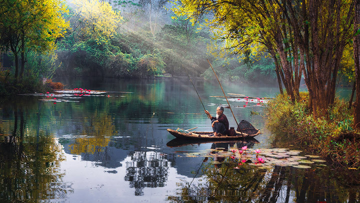 Chùa Hương mùa hoa súng -0