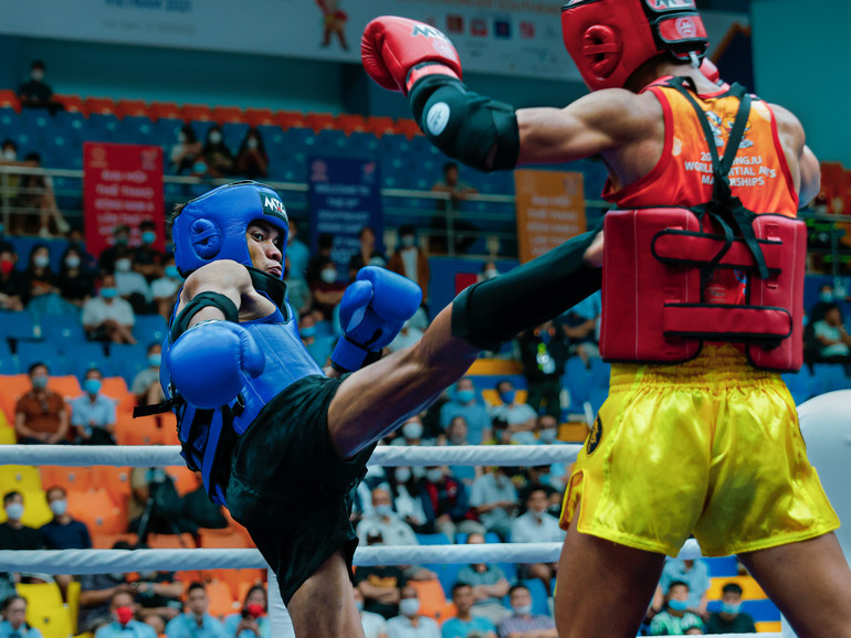 Ảnh đẹp SEA Games 31: Những hình ảnh các võ sĩ thi đấu môn Muay Thái -0