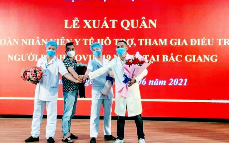 Đoàn cán bộ y tế Bệnh viện Phụ sản Hải Phòng lên đường vào “tâm dịch” Bắc Giang. Chi viện nhân lực y tế cho Bắc Ninh, Bắc Giang -0