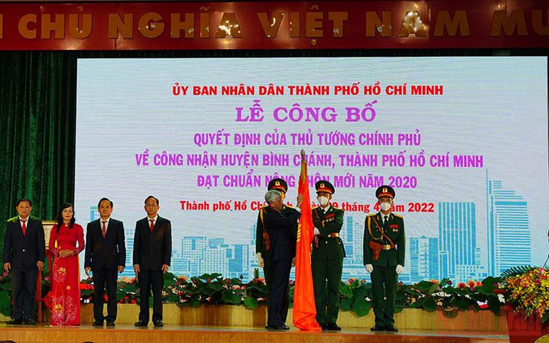 Huyện cuối cùng của Thành phố Hồ Chí Minh đạt chuẩn nông thôn mới -0