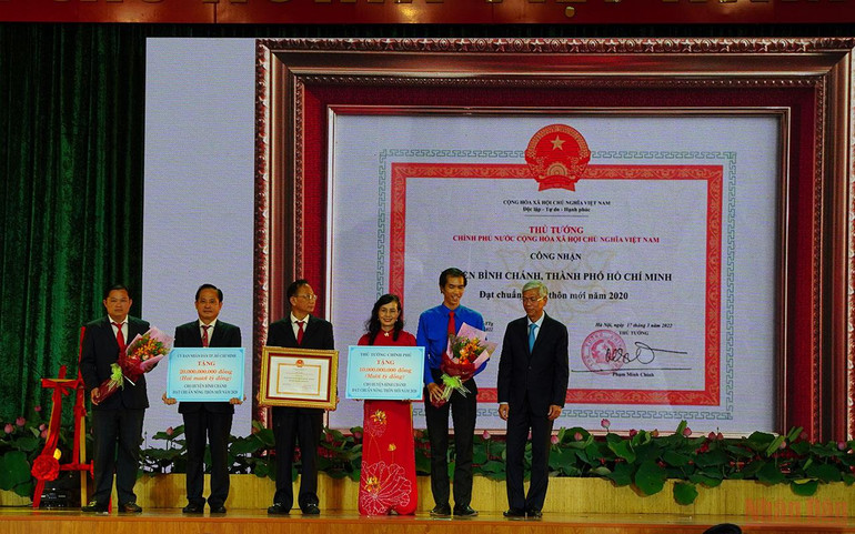 Huyện cuối cùng của Thành phố Hồ Chí Minh đạt chuẩn nông thôn mới -0