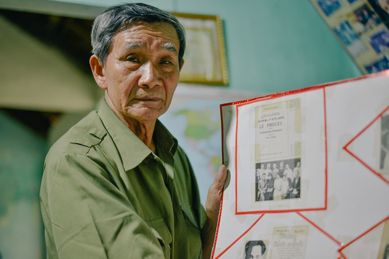 Người cựu chiến binh đam mê sưu tầm ảnh Bác -0