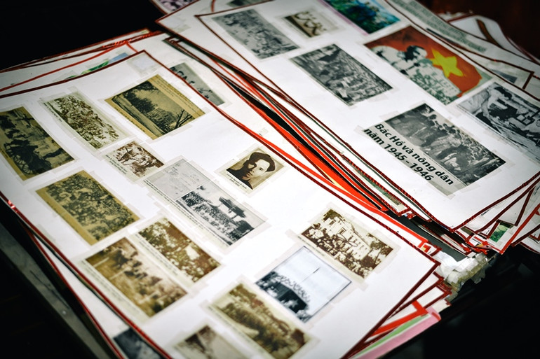 Người cựu chiến binh đam mê sưu tầm ảnh Bác -0