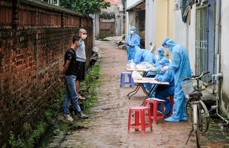 Hà Nội: Mê Linh thần tốc truy vết ổ dịch Tiến Thắng -0