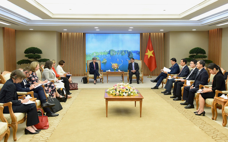 Quang cảnh buổi tiếp. Đưa quan hệ Việt Nam-Australia ngày càng đi vào chiều sâu, thực chất, hiệu quả, hướng tới tầm cao mới -0