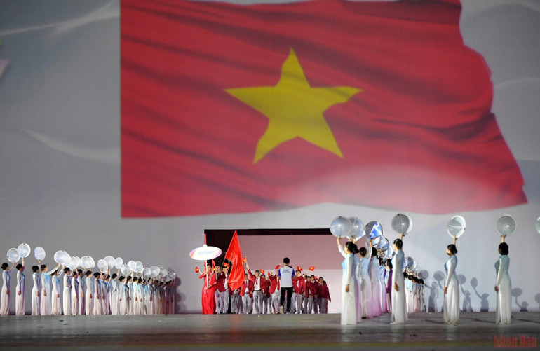 (Ảnh: Thành Đạt) Những hình ảnh ấn tượng trong Lễ khai mạc SEA Games 31 -0