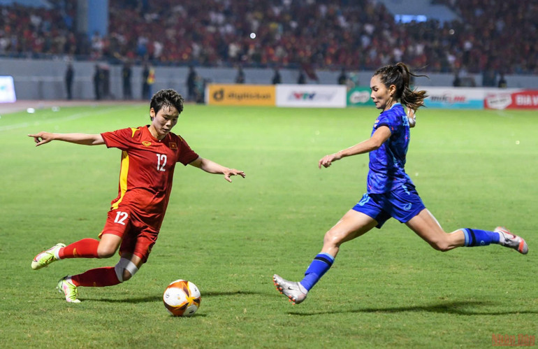 Những khoảnh khắc ấn tượng trận chung kết bóng đá nữ SEA Games 31 Việt Nam-Thái Lan -2