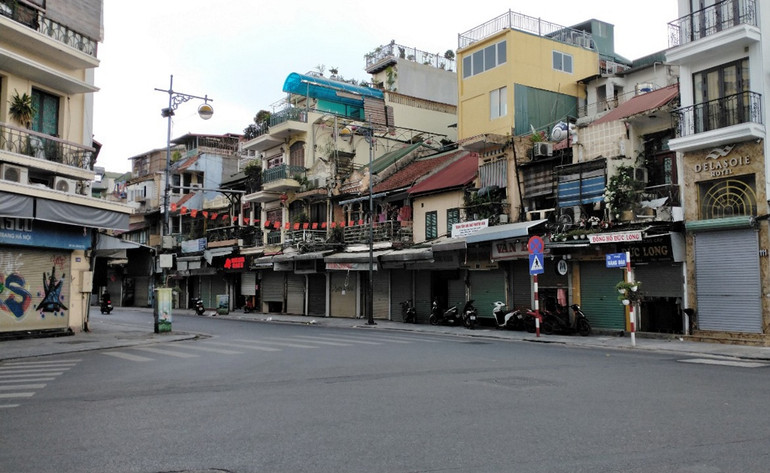 Hà Nội ngày đầu thực hiện các biện pháp cấp bách phòng, chống dịch Covid-19 -0