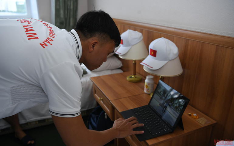 Army Games 2021: Đoàn Việt Nam luyện tập duy trì thể trạng tốt trong những ngày cách ly -0