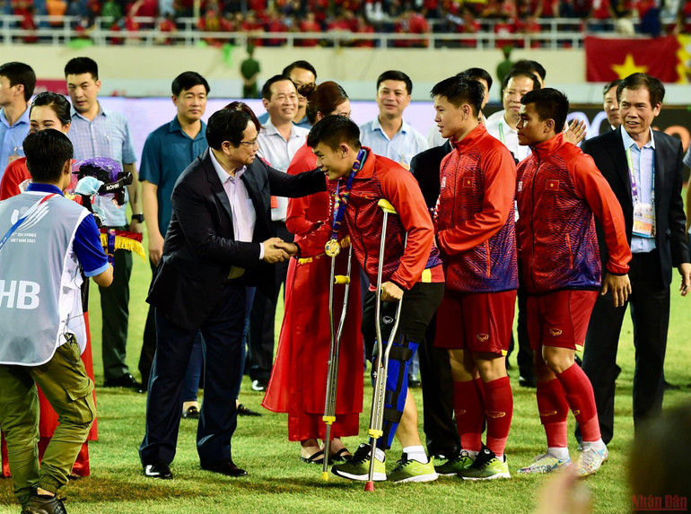 U23 Việt Nam bảo vệ thành công Huy chương Vàng bóng đá nam SEA Games 31 -0