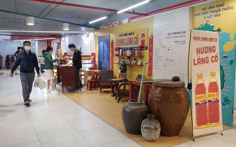 Nước mắm Hương Làng Cổ mở thêm nhiều điểm bán hàng trong thành phố. Sản phẩm OCOP ở Đà Nẵng vào vụ Tết -0