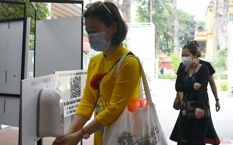 Hà Nội tăng cường phòng, chống dịch tại các điểm tham quan -0