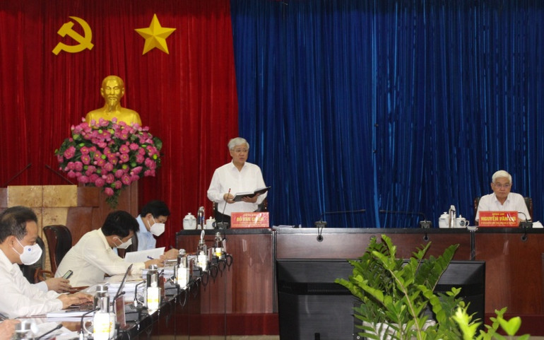 Quang cảnh buổi làm việc. Triển khai Quyết định kiểm tra của Ban Bí thư tại tỉnh Bình Dương -0