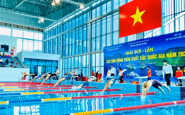 Khai mạc giải bơi, lặn các vận động viên xuất sắc Quốc gia năm 2021 -0