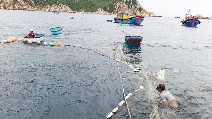 Độc đáo nghề lưới đăng -0