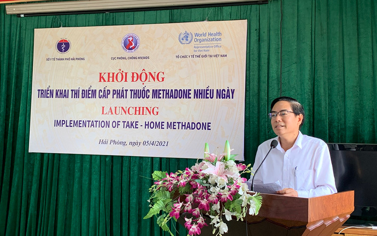 TS Phan Huy Thục, Phó Giám đốc Sở Y tế Hải Phòng. Cấp phát thuốc methadone nhiều ngày mang lại lợi ích thiết thực cho bệnh nhân -0