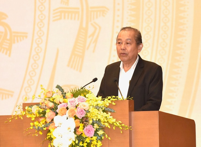 Thủ tướng chủ trì Hội nghị của Chính phủ về công tác xây dựng, hoàn thiện pháp luật và thi hành pháp luật -0