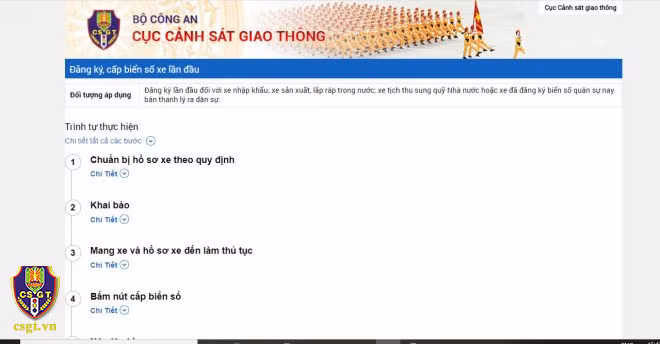 Từ 21/7, người dân có thể làm thủ tục đăng ký, khai báo phương tiện trực tuyến -0