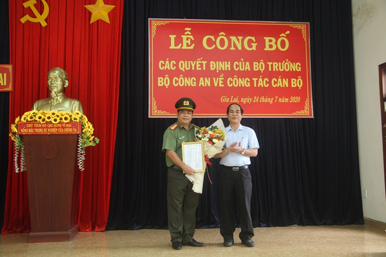 Bổ nhiệm hai tân Phó Giám đốc Công an Gia Lai -0