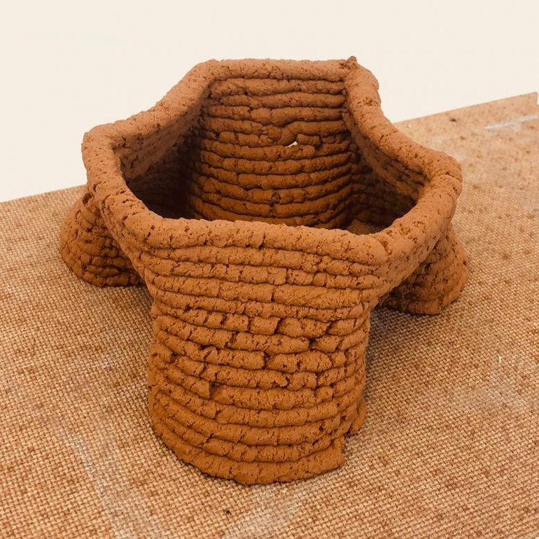Các nhà khoa học đã phát triển phương pháp in 3D sử dụng đất tại chỗ. Ảnh: Tiến sĩ Aayushi Bajpayee. Tạo ra các tòa nhà in 3D từ đất -0