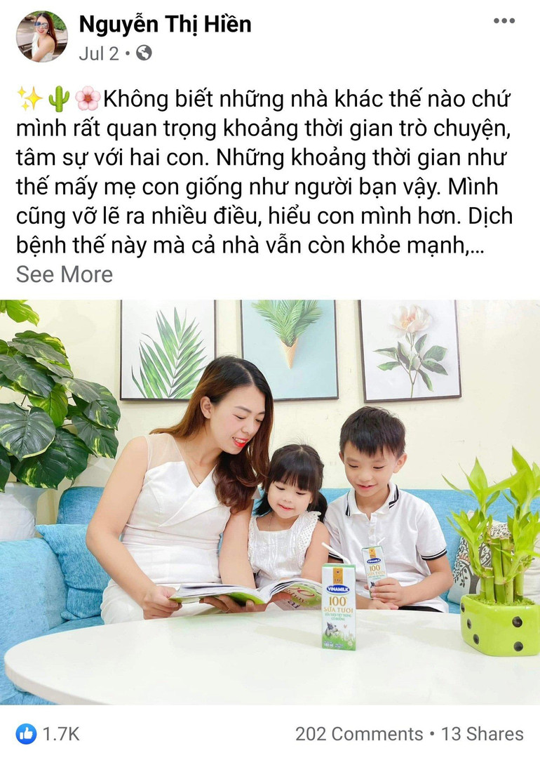 Câu chuyện “làm bạn” với con được chị Hiền chia sẻ khi tham gia chương trình “Bạn khỏe mạnh, Việt Nam khỏe mạnh”.