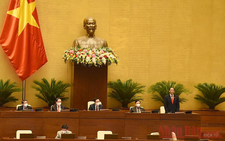 Thông qua Nghị quyết về Chương trình giám sát của Quốc hội năm 2022 -0