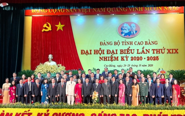 Ban Chấp hành Đảng bộ tỉnh Cao Bằng khóa 19. Đồng chí Lại Xuân Môn tái đắc cử Bí thư Tỉnh ủy Cao Bằng -0