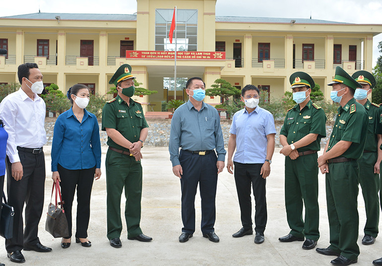 Trưởng Ban Tuyên giáo Trung ương thăm, kiểm tra công tác phòng, chống dịch Covid-19 tại huyện Nậm Pồ -0
