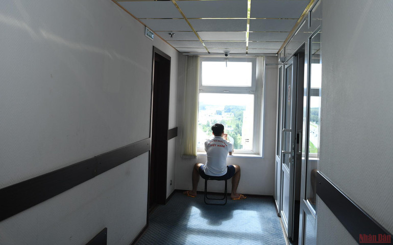 Army Games 2021: Đoàn Việt Nam luyện tập duy trì thể trạng tốt trong những ngày cách ly -0