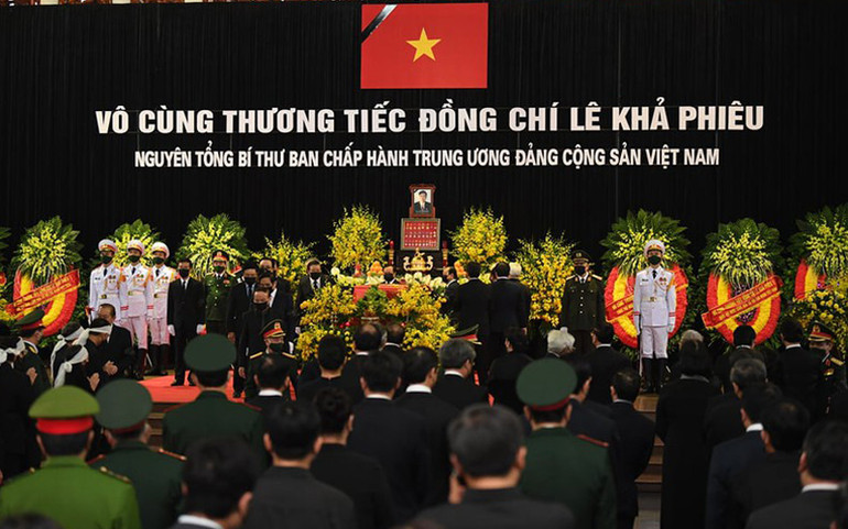 [Cập nhật]: Lễ truy điệu và an táng nguyên Tổng Bí thư Lê Khả Phiêu -0