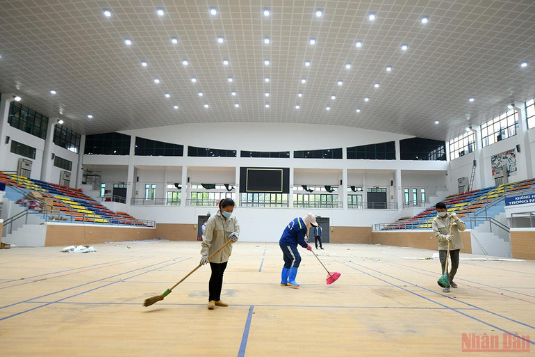 Hà Nội: Các nhà thi đấu, sân vận động gấp rút chuẩn bị cho SEA Games 31 -0
