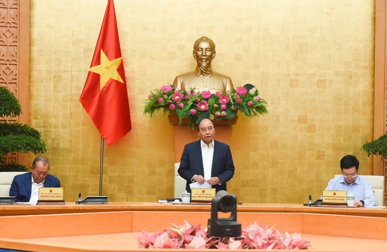 Thường trực Chính phủ họp ứng phó dịch Covid-19 -0