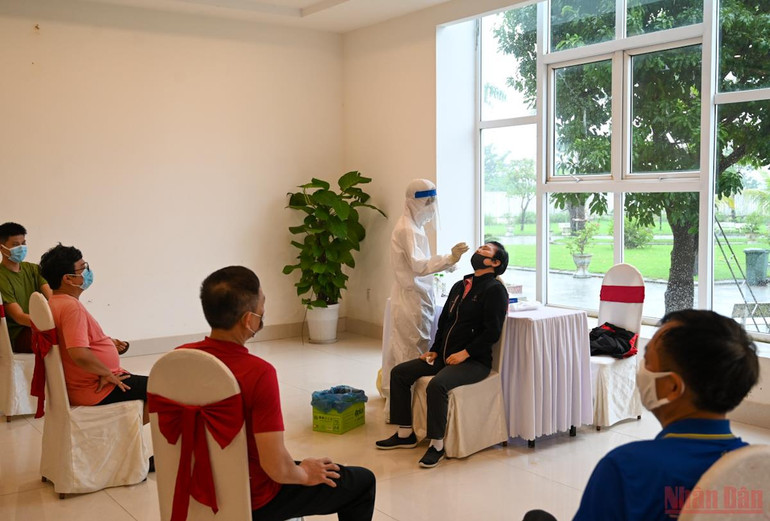 Bảo đảm điều kiện thi đấu và công tác phòng, chống dịch tại Giải vô địch bóng bàn quốc gia Báo Nhân Dân -0