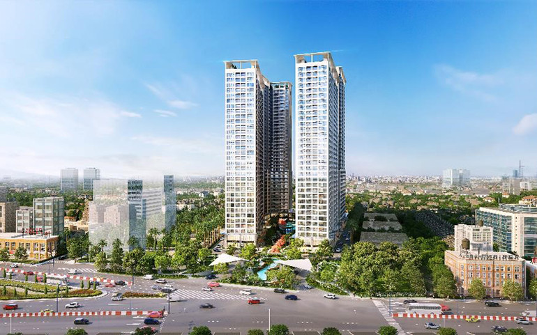 Phối cảnh tổng thể dự án Lavita Thuan An. Ảnh phối cảnh: Hưng Thịnh Land. Thuận An tiếp tục đón ‘sóng’ bất động sản -0