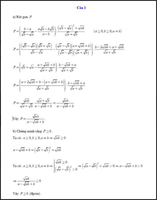 Đề thi, gợi ý đáp án môn Toán thi vào lớp 10 Trường chuyên đại học Sư phạm -0