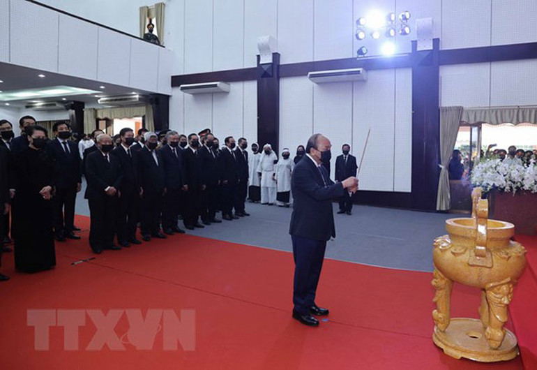 Lễ tang trọng thể nguyên Phó Thủ tướng Trương Vĩnh Trọng -0