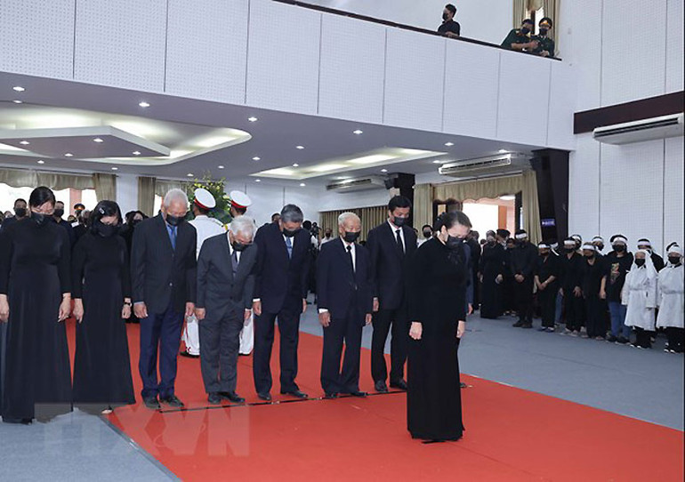 Lễ tang trọng thể nguyên Phó Thủ tướng Trương Vĩnh Trọng -0