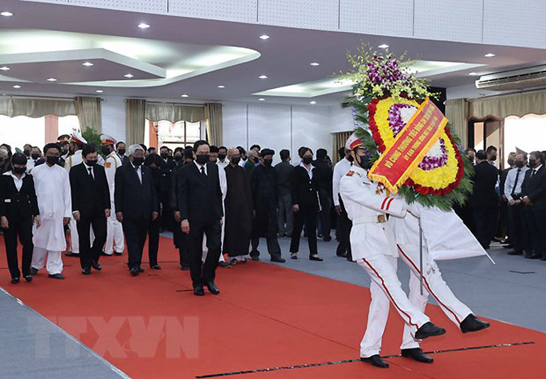 Lễ tang trọng thể nguyên Phó Thủ tướng Trương Vĩnh Trọng -0