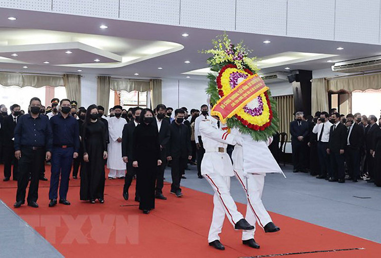 Lễ tang trọng thể nguyên Phó Thủ tướng Trương Vĩnh Trọng -0