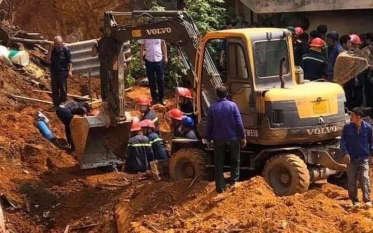 Khẩn trương khắc phục vụ sập ta-luy khiến bốn người tử vong -0