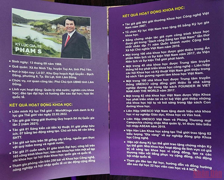 “Đà Lạt mùa màu tím và sương” qua kiến giải của Kỷ lục gia-Tiến sĩ Phạm S -0