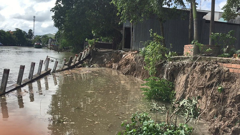 An Giang ứng phó sạt lở đất bờ sông -0