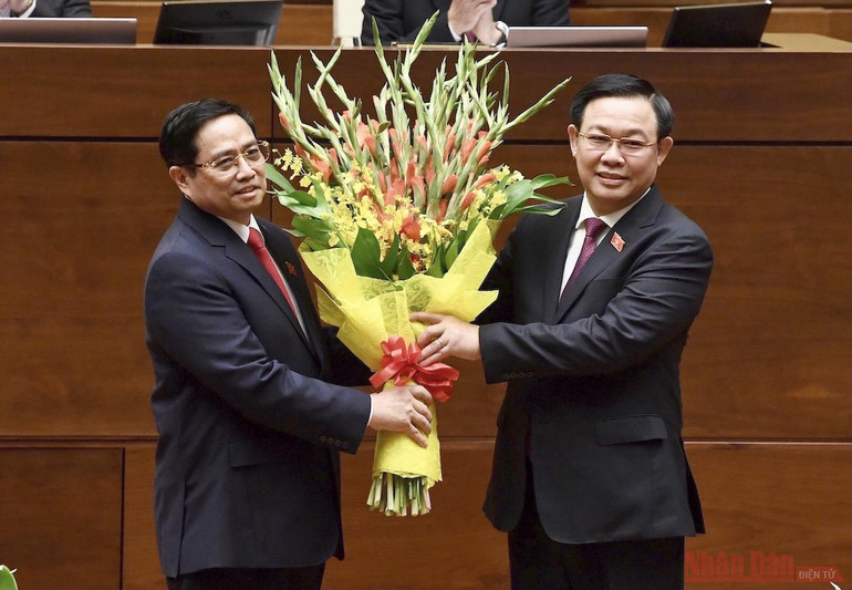 Đồng chí Phạm Minh Chính tuyên thệ nhậm chức Thủ tướng Chính phủ -0