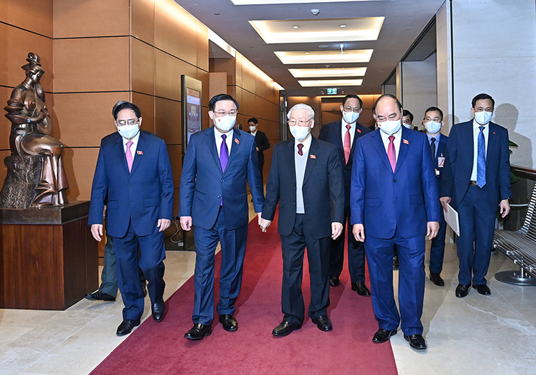 Trọng thể khai mạc kỳ họp bất thường lần thứ nhất, Quốc hội khóa XV -0