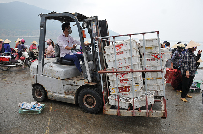 Cảng cá Cửa Sót nhộn nhịp trở lại dịp nghỉ lễ 30-4 và 1-5 ảnh 11