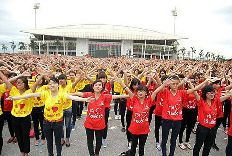 Tuổi trẻ Thủ đô chào mừng kỷ niệm 1010 năm Thăng Long -0