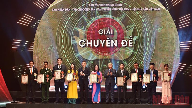 Lễ trao Giải báo chí toàn quốc về xây dựng Đảng lần thứ VI-năm 2021 -0