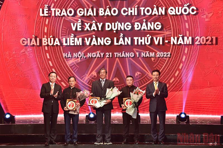 Lễ trao Giải báo chí toàn quốc về xây dựng Đảng lần thứ VI-năm 2021 -0