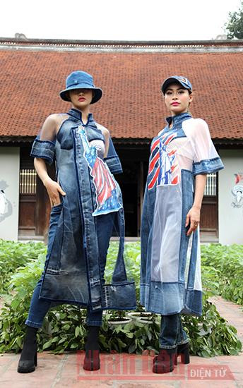 Áo dài “kể chuyện” bốn phương -0