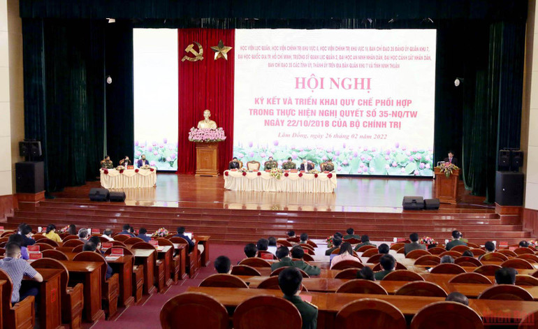 Quang cảnh hội nghị. Tạo sức mạnh tổng hợp trong công tác bảo vệ nền tảng tư tưởng của Đảng -0